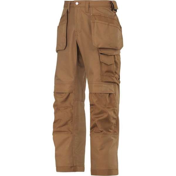 Snickers Canvas+ Werkbroek HP 3214 - Mannen - Bruin - 50 Snickers Canvas+ Werkbroek HP 3214 - Mannen - Bruin - 50