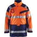 Blåkläder 4426-1997 Parka (Uitneembare voering) High Vis Oranje/Marineblauw maat XS