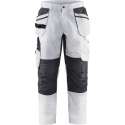 Blaklader Schilderswerkbroek stretch 1096-1330 - Mannen - Wit/Donkergrijs - 54