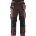 Blaklader Service Werkbroek stretch 1496-1330 - Mannen - Bruin/Zwart - 60