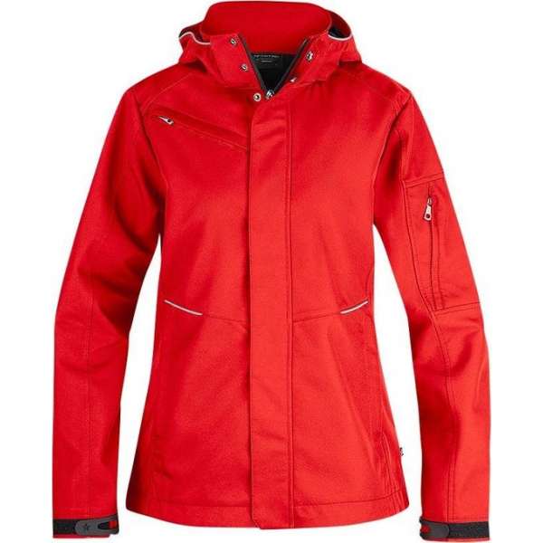 Texstar WJ80 Hooded Softshell 3-L-Rood-XXL Texstar WJ80 Hooded Softshell 3-L-Rood-XXL