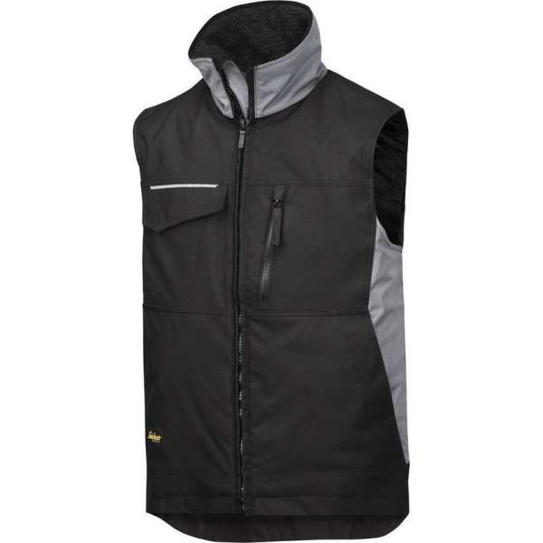 Snickers 4528 Craftsmen´s Winter Vest Zwart/Donkergrijs maat XL Snickers 4528 Craftsmen´s Winter Vest Zwart/Donkergrijs maat XL