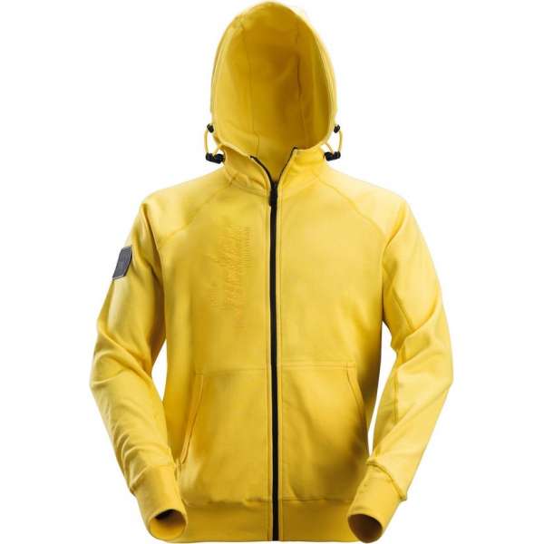 Snickers Workwear Logo FZ Hoodie Geel M 28800600005 Snickers Workwear Logo FZ Hoodie Geel M 28800600005