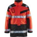 Blåkläder 4426-1997 Parka (Uitneembare voering) High Vis Rood/Zwart maat L