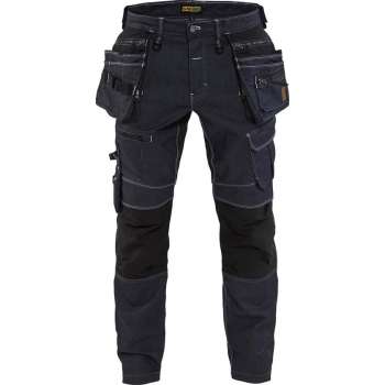 Blaklader Werkbroek denim stretch X1900 - Marineblauw/Zwart - D108