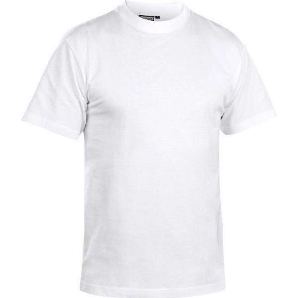Blåkläder 3302-1030 T-shirts per 10 verpakt Wit maat M