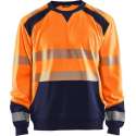 Blaklader Sweatshirt High Vis - High Vis Oranje/Marineblauw - 4XL