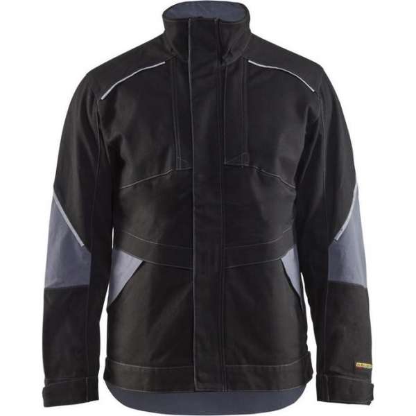 Blåkläder 4061-1516 Vlamvertragend jack Zwart/Grijs maat XXL Blåkläder 4061-1516 Vlamvertragend jack Zwart/Grijs maat XXL