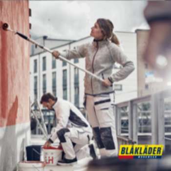 Blåkläder 71791645 dames stretch schilderswerkbroek wit-donkergrijs maat 50