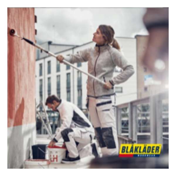 Blåkläder 71791645 dames stretch schilderswerkbroek wit-donkergrijs maat 50