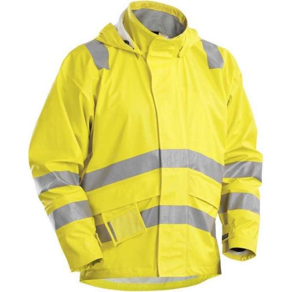 Blåkläder 4303-2009 Vlamvertragende Regenjas Geel maat XS