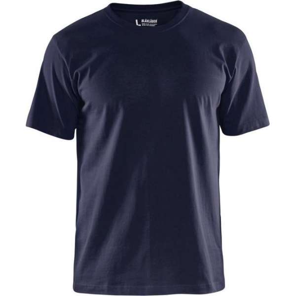 Blåkläder 3302-1030 T-shirts per 10 verpakt Marineblauw maat XXL Blåkläder 3302-1030 T-shirts per 10 verpakt Marineblauw maat XXL