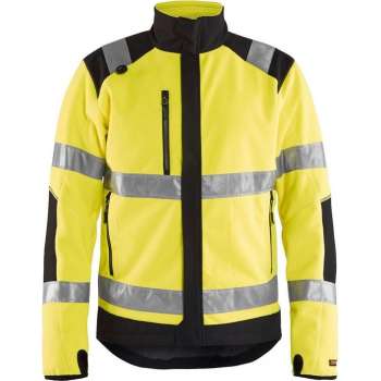 Blåkläder 4888-2524 Fleecejack High Vis Geel/Zwart maat L