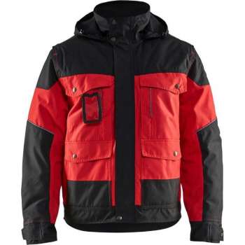 Blaklader Winterjas rood/zwart - maat M