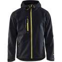 Blåkläder 4949 Softshell Jack – Zwart/High Vis Geel - XL