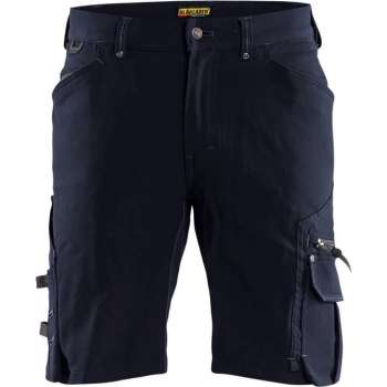 Blaklader Short 4-weg stretch X1900 zonder spijkerzakken - Donker marineblauw/Zwart - C58