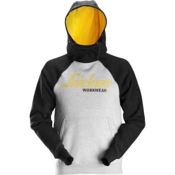 Snickers Workwear Logo Hoodie grijs XL