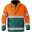 Havep sign. parka    4133 groen/oranje EEL