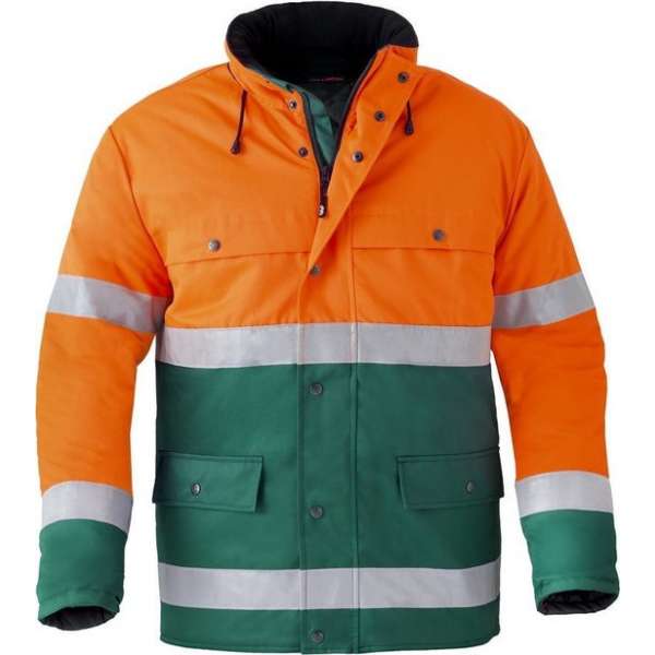 Havep sign. parka 4133 groen/oranje EEL Havep sign. parka 4133 groen/oranje EEL
