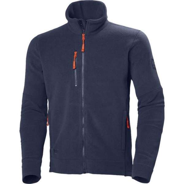 Helly Hansen Kensington Fleece Jacket 72158 - Mannen - Marine Blauw - XXL Helly Hansen Kensington Fleece Jacket 72158 - Mannen - Marine Blauw - XXL