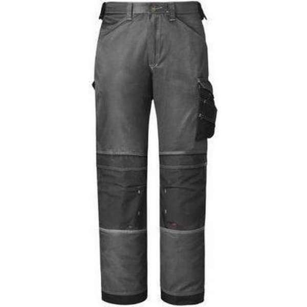 Snickers DuraTwill 3312 Werkbroek - Maat 152 - Grijs / Zwart Snickers DuraTwill 3312 Werkbroek - Maat 152 - Grijs / Zwart