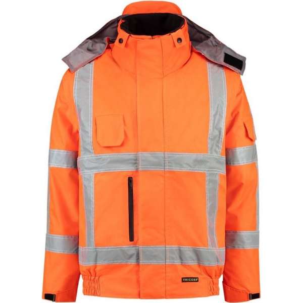Tricorp Pilotjack - Werkjas 403006 - fluor oranje - Maat 7XL Tricorp Pilotjack - Werkjas 403006 - fluor oranje - Maat 7XL