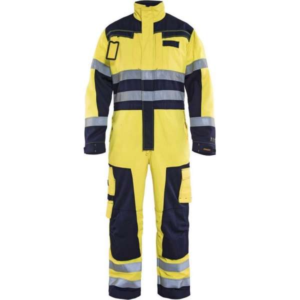 Blåkläder 6378-1514 Multinorm overall Geel/Marineblauw maat 48