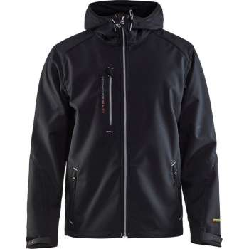 Blåkläder 4949-2517 Softshell Jack Zwart/Zilver maat 4XL
