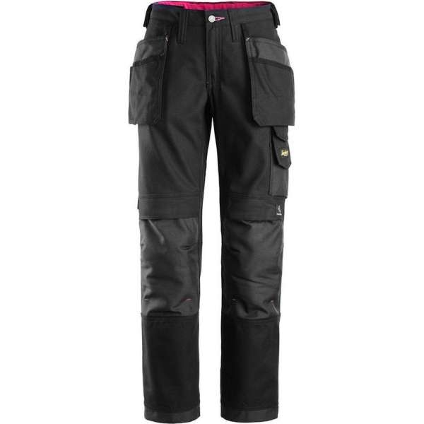 Snickers Werkbroek Dames Canvas+ HP 3714 - Vrouwen - Zwart - 50 Snickers Werkbroek Dames Canvas+ HP 3714 - Vrouwen - Zwart - 50