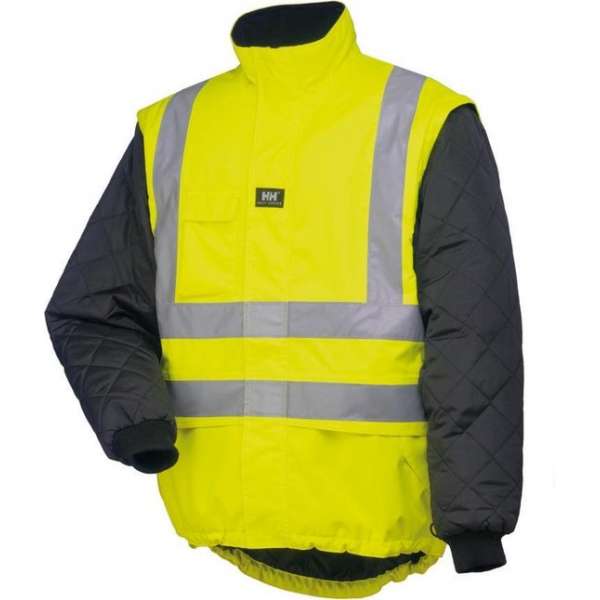 Helly Hansen 73374 Potsdam jas fluo geel/zwart maat XL Helly Hansen 73374 Potsdam jas fluo geel/zwart maat XL