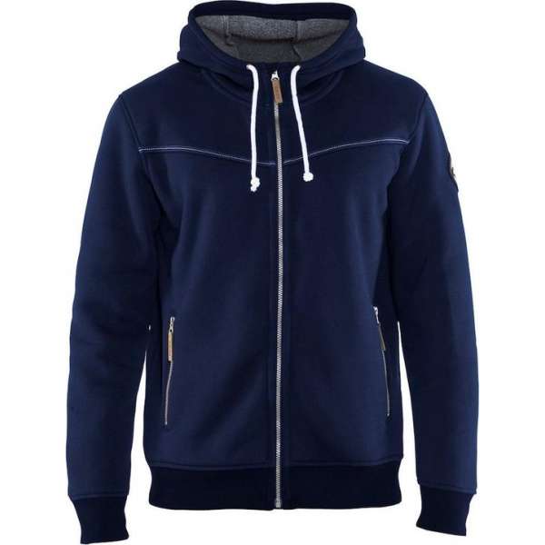 Blåkläder 4933-2514 Hoodie met warme voering Marineblauw maat XL Blåkläder 4933-2514 Hoodie met warme voering Marineblauw maat XL