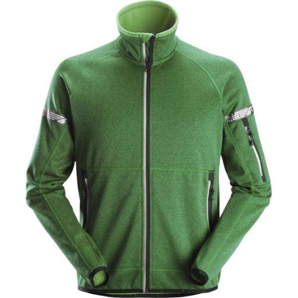 Snickers Workwear Snickers 8004 Werktrui Fleece AllroundWork Groen