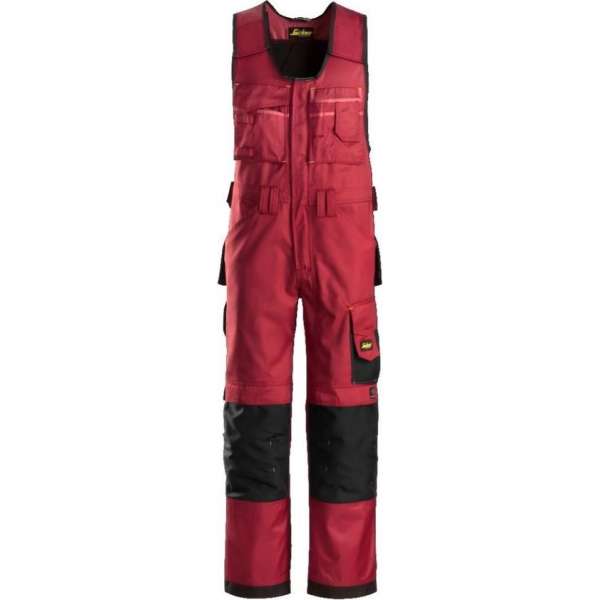 Snickers Bodybroek Duratwill 0312 - Mannen - Rood - 58 Snickers Bodybroek Duratwill 0312 - Mannen - Rood - 58
