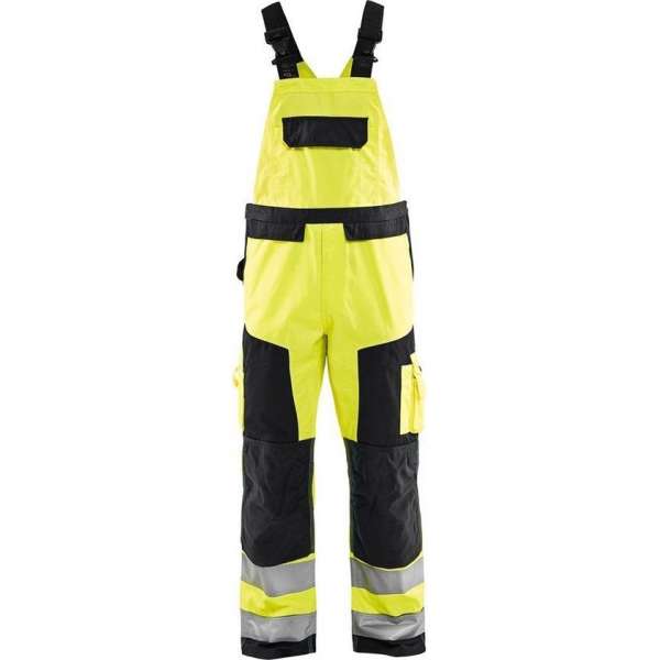 Blåkläder 2660-1804 Bretelbroek High Vis Geel/Zwart maat D96 Blåkläder 2660-1804 Bretelbroek High Vis Geel/Zwart maat D96
