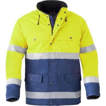 Havep 4133 Parka Marine/Fluo Geel maat XL
