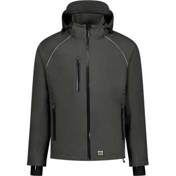 Tricorp Tech Shell 402018 - Mannen - Donker Grijs - 3XL