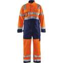 Blåkläder 6373-1804 Overall High Vis Oranje/Marineblauw maat 52