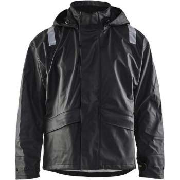 Blåkläder 4302-2003 Regenjas High vis zware kwaliteit Zwart maat 4XL