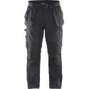 Blaklader Service Werkbroek stretch 1496-1330 - Mannen - Zwart/Donkergrijs - 52