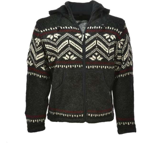 Pure Wool herenvest WJK-1314 Antraciet - antraciet - XS Pure Wool herenvest WJK-1314 Antraciet - antraciet - XS