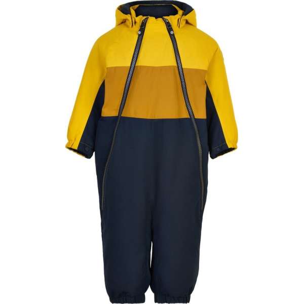 Color Kids - Coverall sneeuwpak voor baby's - Colorblock - Donkerblauw - maat 74cm Color Kids - Coverall sneeuwpak voor baby's - Colorblock - Donkerblauw - maat 74cm