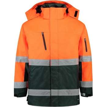 Tricorp Parka EN471 Bi-color - Workwear - 403004 - Fluor Oranje-Groen - maat XS