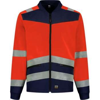 Tricorp Softshell High Vis Bicolor 403021 - Mannen - Rood/Ink - 3XL