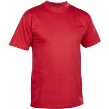 Blåkläder 3302-1030 T-shirts per 10 verpakt Rood maat M