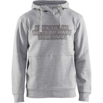 Blåkläder 9173-1157 Hooded sweatshirt Limited Grijs Mêlee maat M