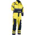 Blåkläder 6378-1506 Multinorm overall Geel/Marineblauw maat 62