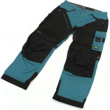 Snickers Ruffwork werkbroek 6203-5104 Petrol/Black mt.48