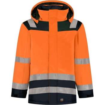 Tricorp Parka High Vis Bicolor 403020 - Mannen - Oranje/Ink - S