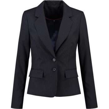 Tricorp Dames colbert - Corporate - 405001 - Navy-Gestreept - maat 46