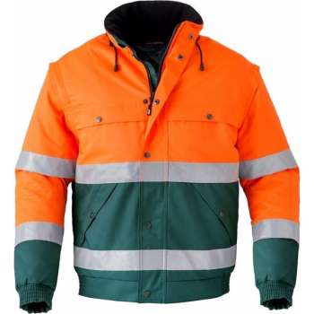 Havep 5139 All season jack Groen/Fluo Oranje maat 4XL